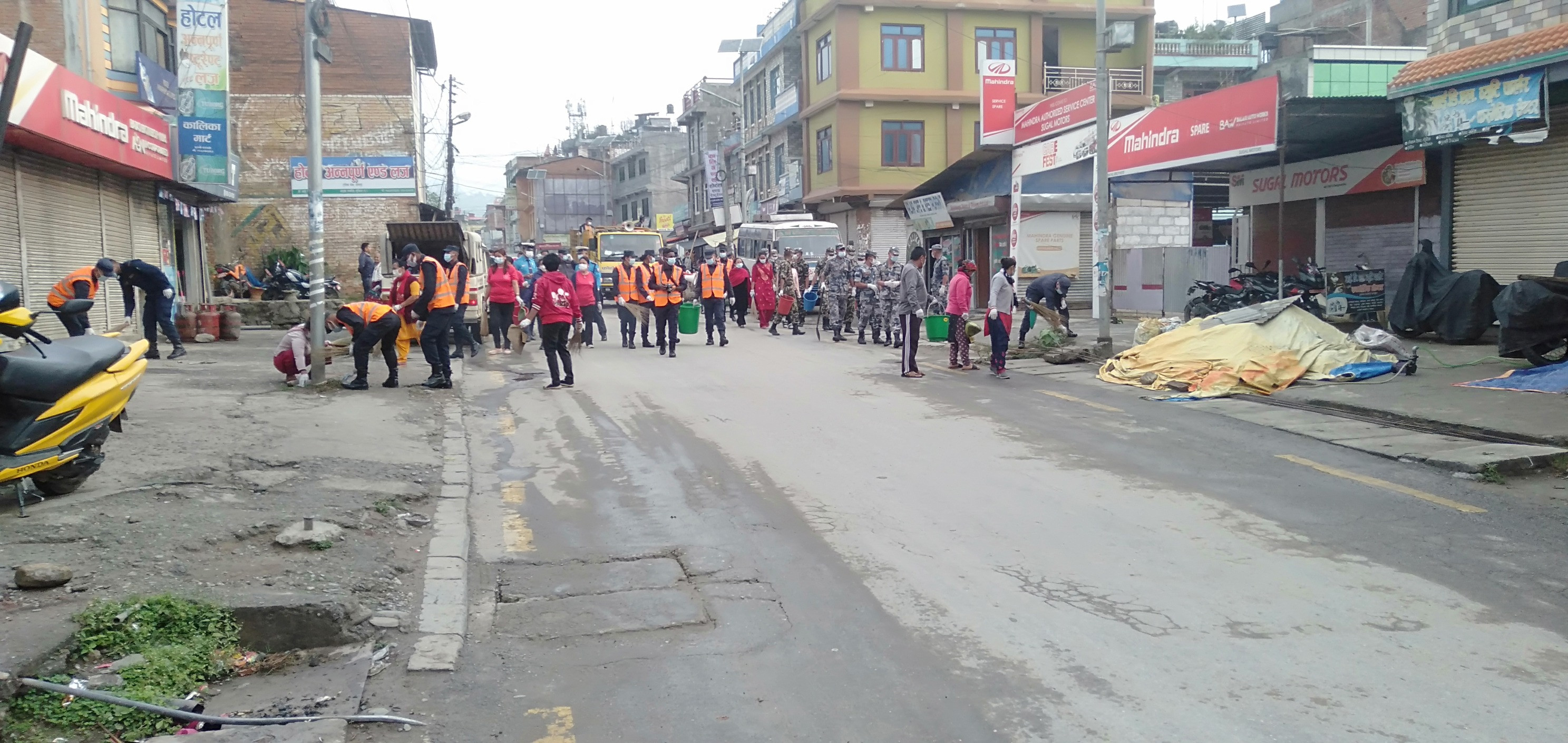 बागलुङ बजार बृहत सरसफाई कार्यक्रम २०८०